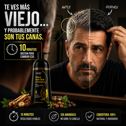 Champú Cubre Canas Negro (500 ML)
