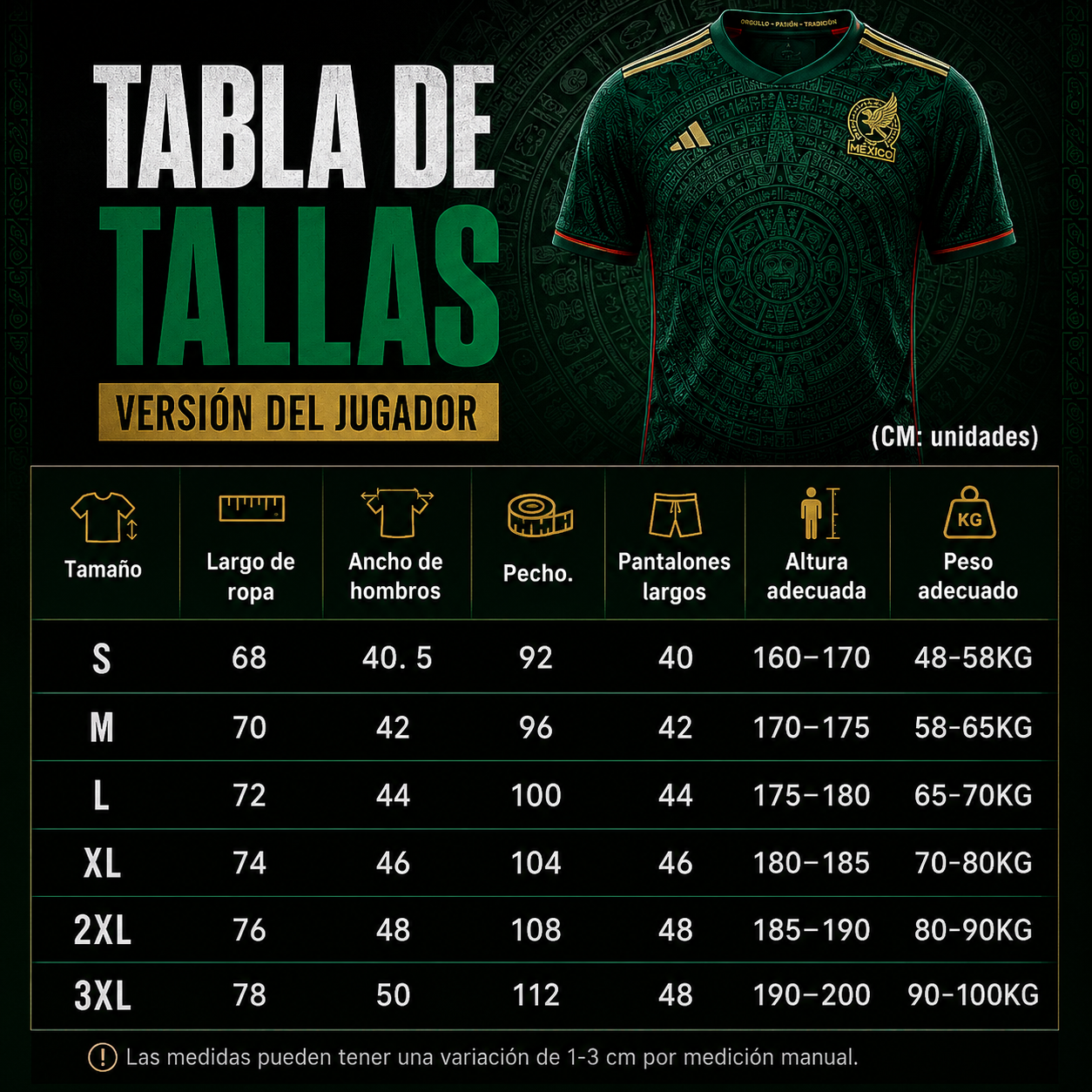 Jersey Oficial Selección Nacional