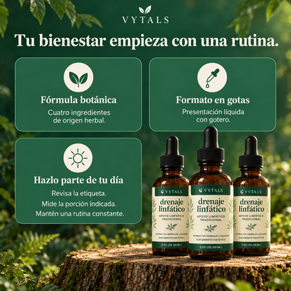 Gotas 100% Naturales Para Drenaje Linfático