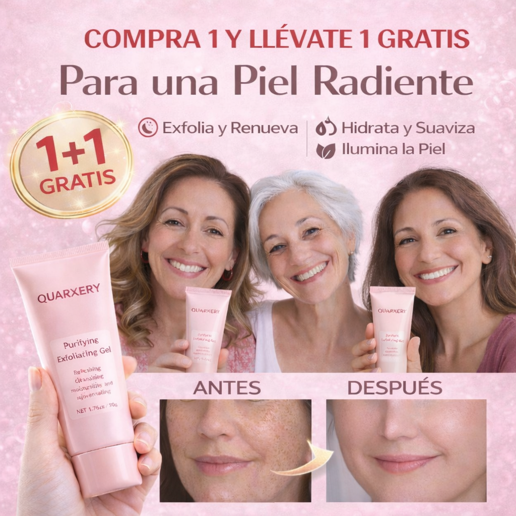 QUARXERY Gel Exfoliante Y Aclarante (2X1)