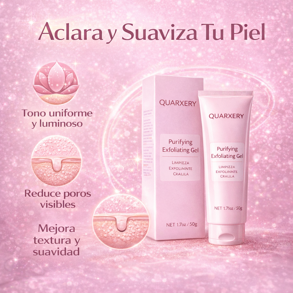 QUARXERY Gel Exfoliante Y Aclarante