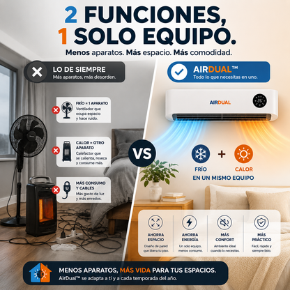 AirDual - Mini Aire Acondicionado