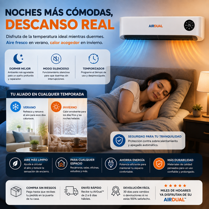 AirDual - Mini Aire Acondicionado