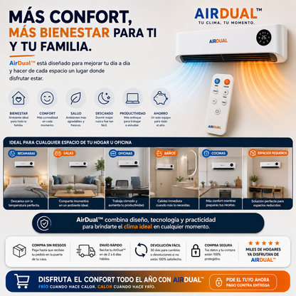 AirDual - Mini Aire Acondicionado