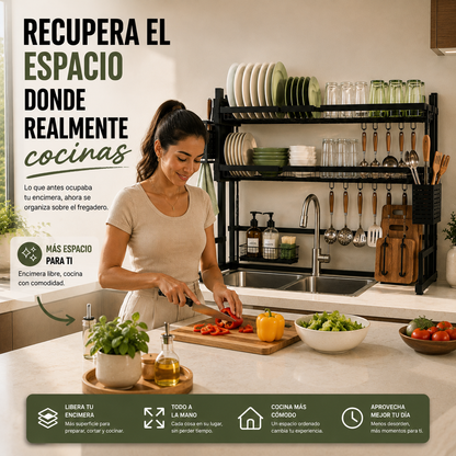 KitchUP - Escurridor 2 Niveles