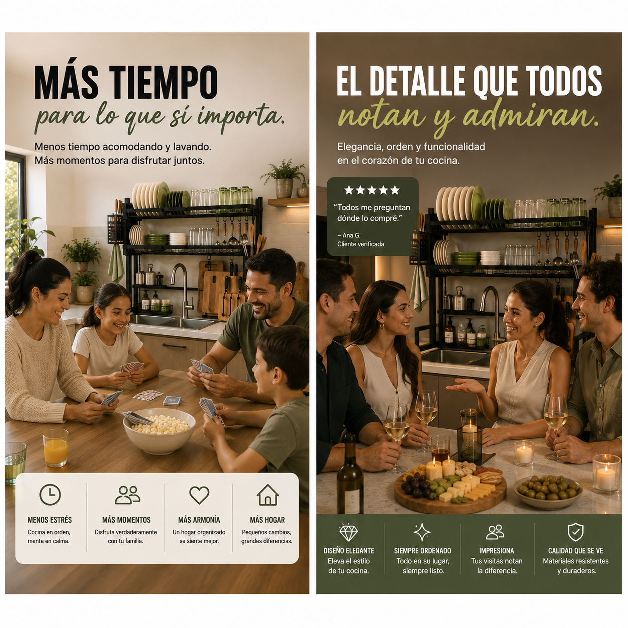 KitchUP - Escurridor 2 Niveles