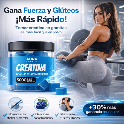 Gomitas De Creatina | 🍑Aumenta Tus Glúteos