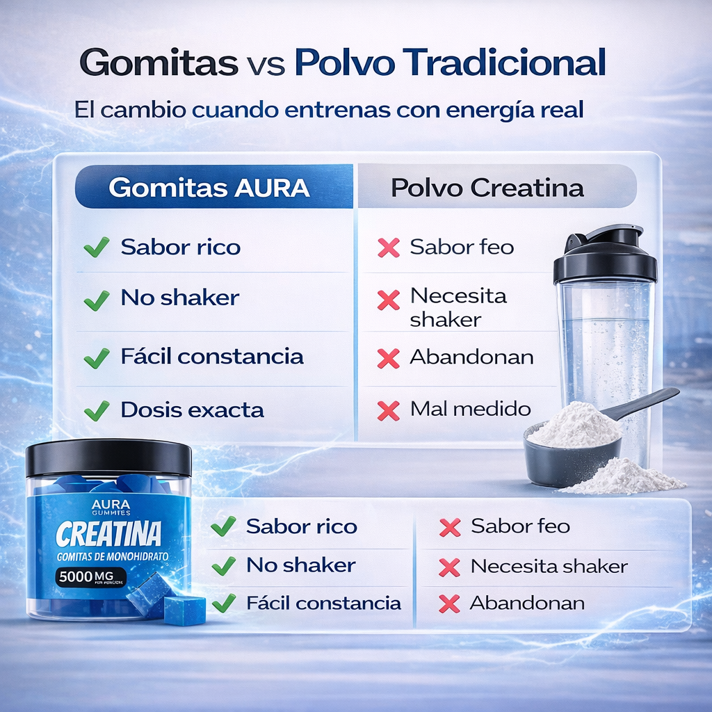 Gomitas De Creatina | 🍑Aumenta Tus Glúteos