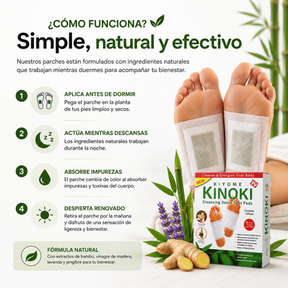 Parches Kinoki | Detox Y Desinflamatorio