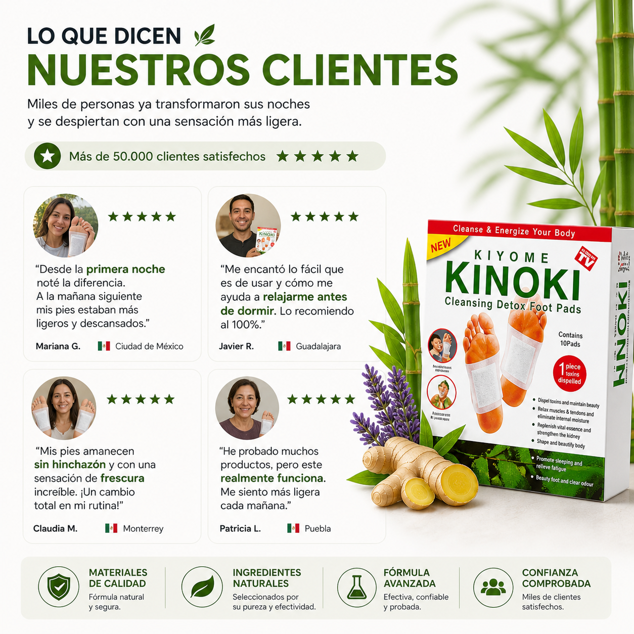 Parches Kinoki | Detox Y Desinflamatorio