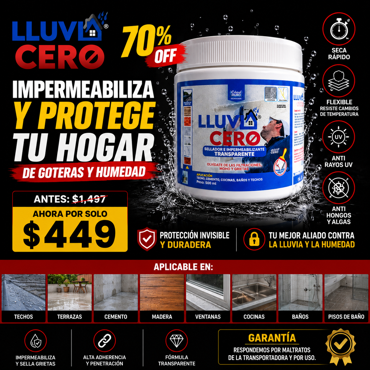 Lluvia Cero (500ml)