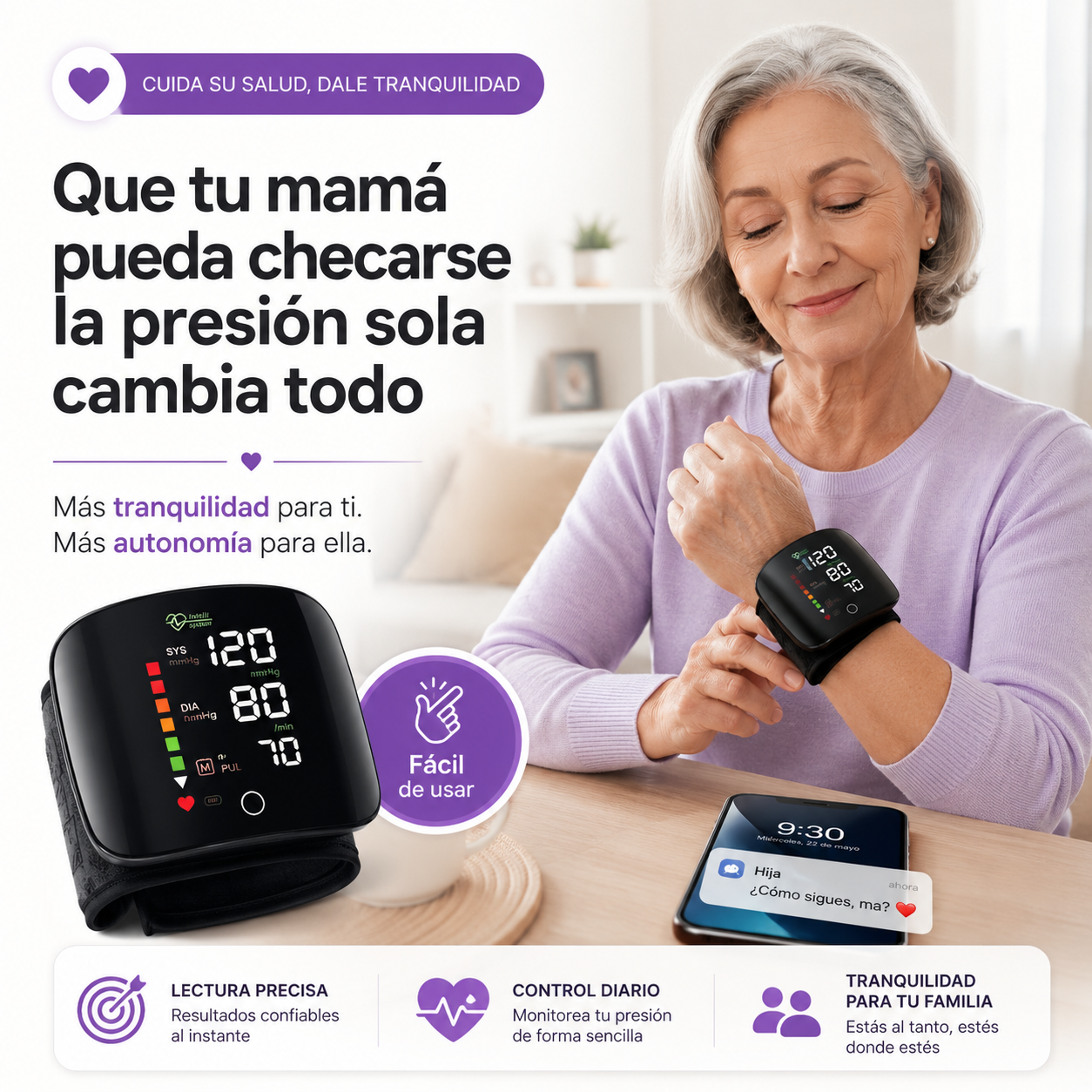 MEDPULSE™ | Baumanómetro Digital 3 En 1