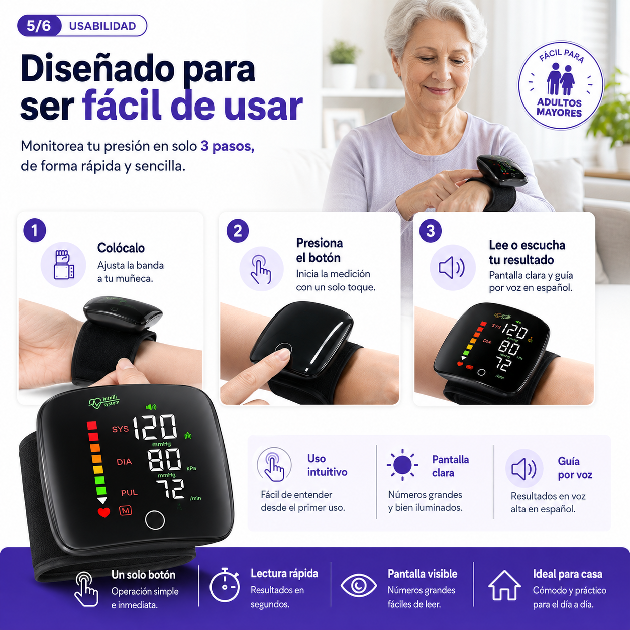 MEDPULSE™ | Baumanómetro Digital 3 En 1