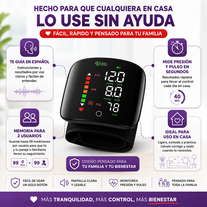 MEDPULSE™ | Baumanómetro Digital 3 En 1