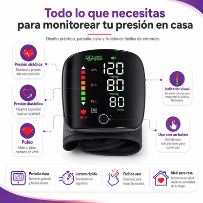 MEDPULSE™ | Baumanómetro Digital 3 En 1