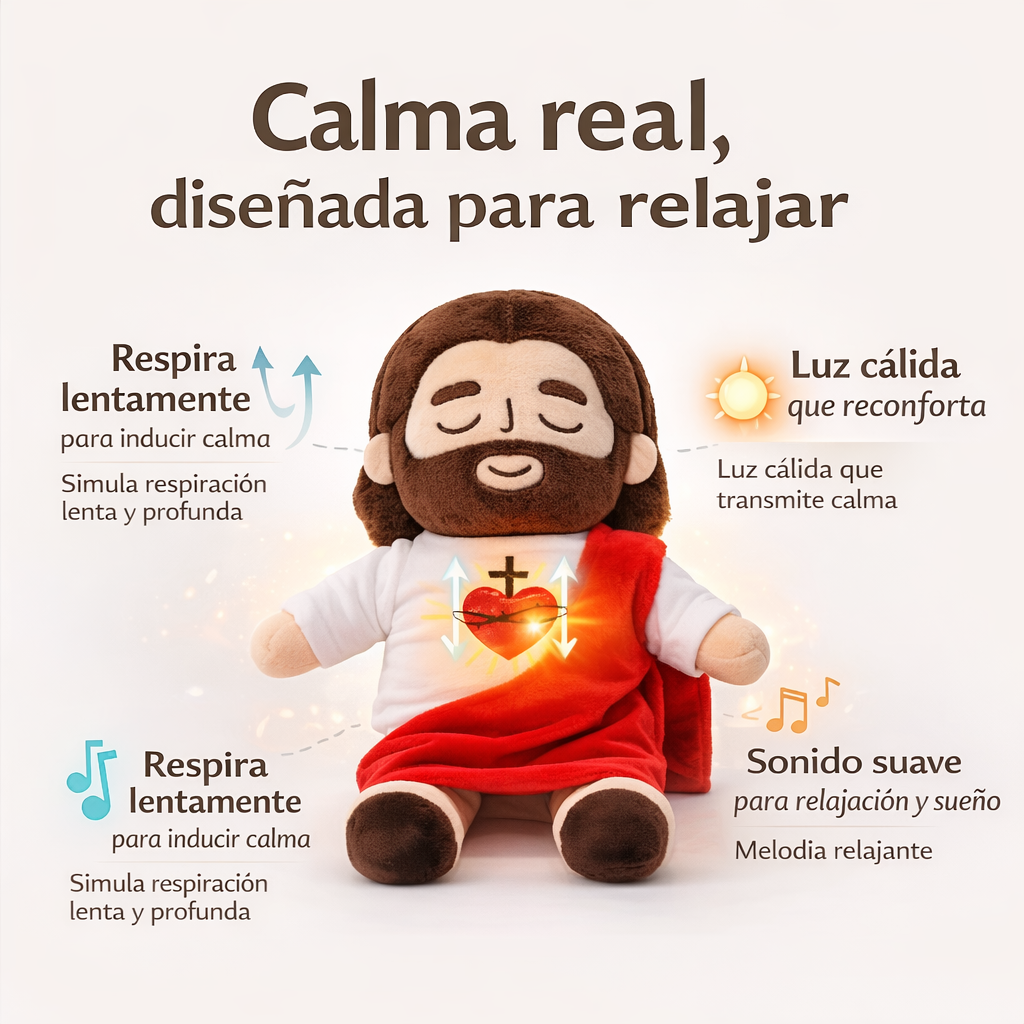 Peluche De Jesús Que Respira Para Alivio