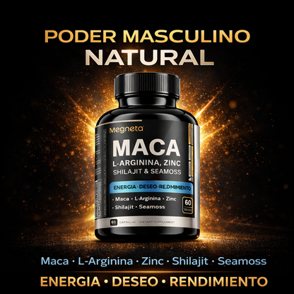 MACA con L-Arginina Para Energía, Deseo y Potencia