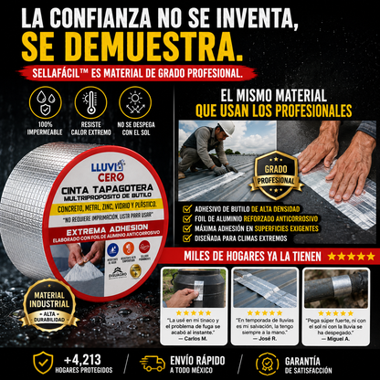 Cinta Impermeable de Máxima Adhesión 9 En 1